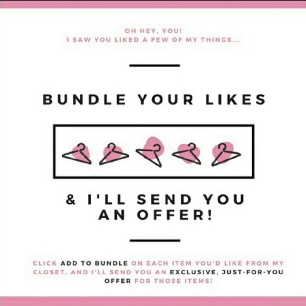 BUNDLE MY ITEMS FOR DISCOUNT